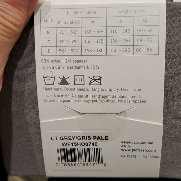 NWT tights taupey grey - Picture 3 of 4